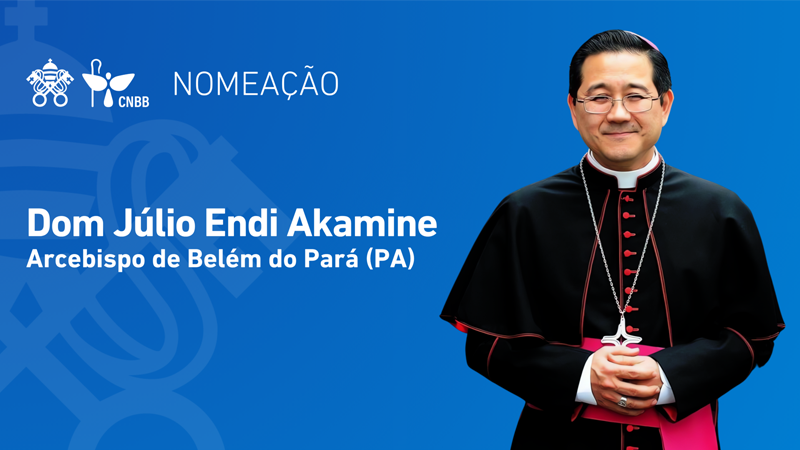 Dom Júlio Akamine assume governo pastoral da arquidiocese de Belém do Pará (PA)